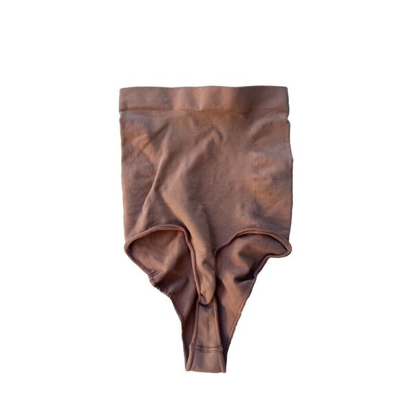 SKIMS Kim K. Seamless Sculpt High-Waisted Thong Brown Size L/XL SH-HWT-0119 NWOT - Picture 6 of 6